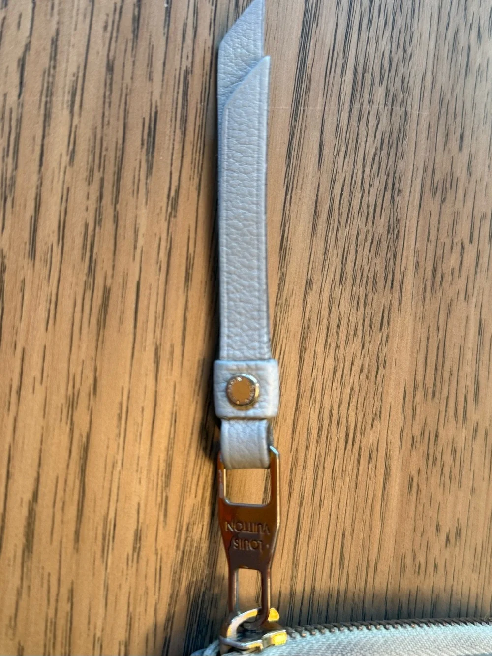 Vintage Louis Vuitton Cream Monogram Zip-Around Wallet